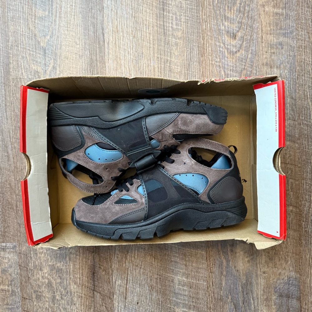 Nike Air Trainer Huarache Baroque Brown Smokey Blue - Picture 10 of 10